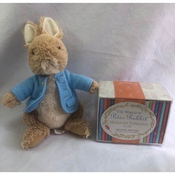 Peter Rabbit Mini Book Collection & plush - Picture 1 of 9